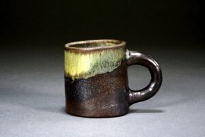 Dark Tenmoku Tilted Mug | Jeff Gibbons